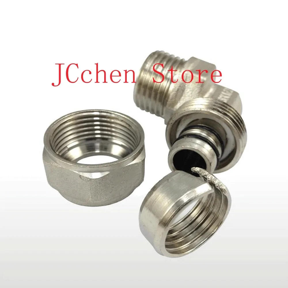 H58 Латунь DN15 DN20 Наружная резьба BSPP Колено Pex 1216/1418/2025 Фитинг для труб Алюминиевые пластиковые фитинги для труб для подогрева пола