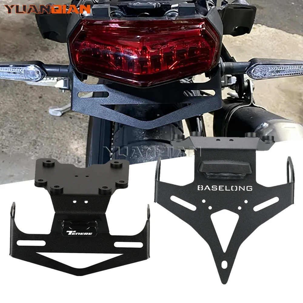 

FOR YAMAHA TENERE 700 T7 Rally Tenere700 T700 XTZ700 2019-2026 License Plate Holder Bracket Rear Tail Tidy Fender Eliminator Kit