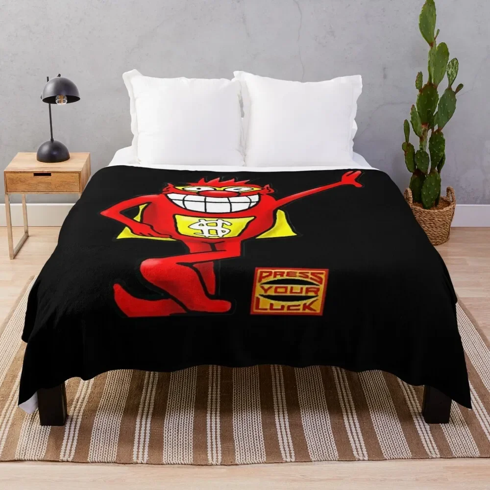 

BUZZR Press Your Luck Whammy Throw Blanket Modern Design Soft Blanket for Home Decor