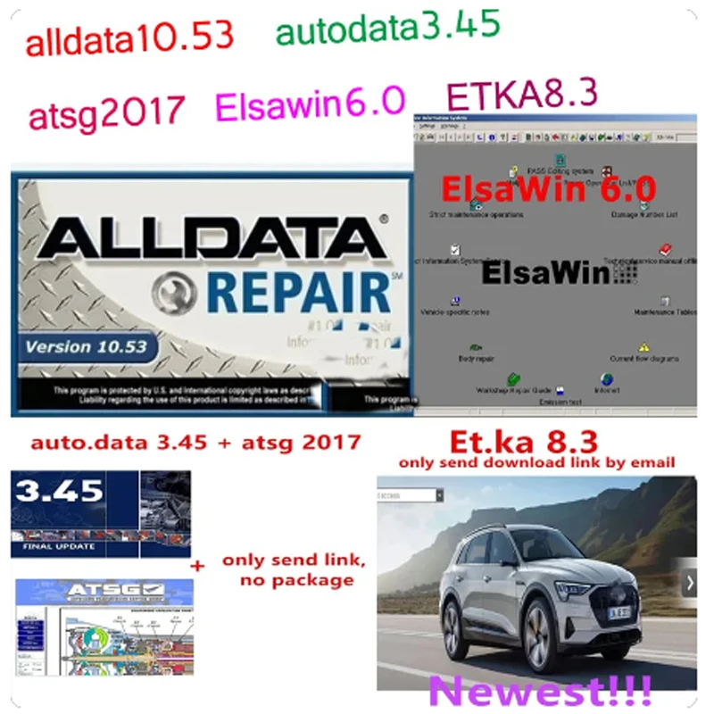 Alldata Auto Repair Data Software, Auto Repair, Autodata 3.45, Alldata 10.53 mit. Channel 2015, elsafin 6.0, etk um 8.3 atsg 2017, Oficina Vivid, Mais recente