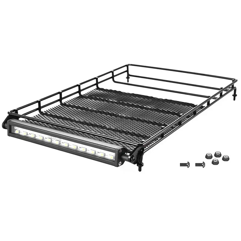 RC Spare Parts P860016 Roof Rack with Light Bar for RGT EX86100 Rock Cruiser  Crawlers