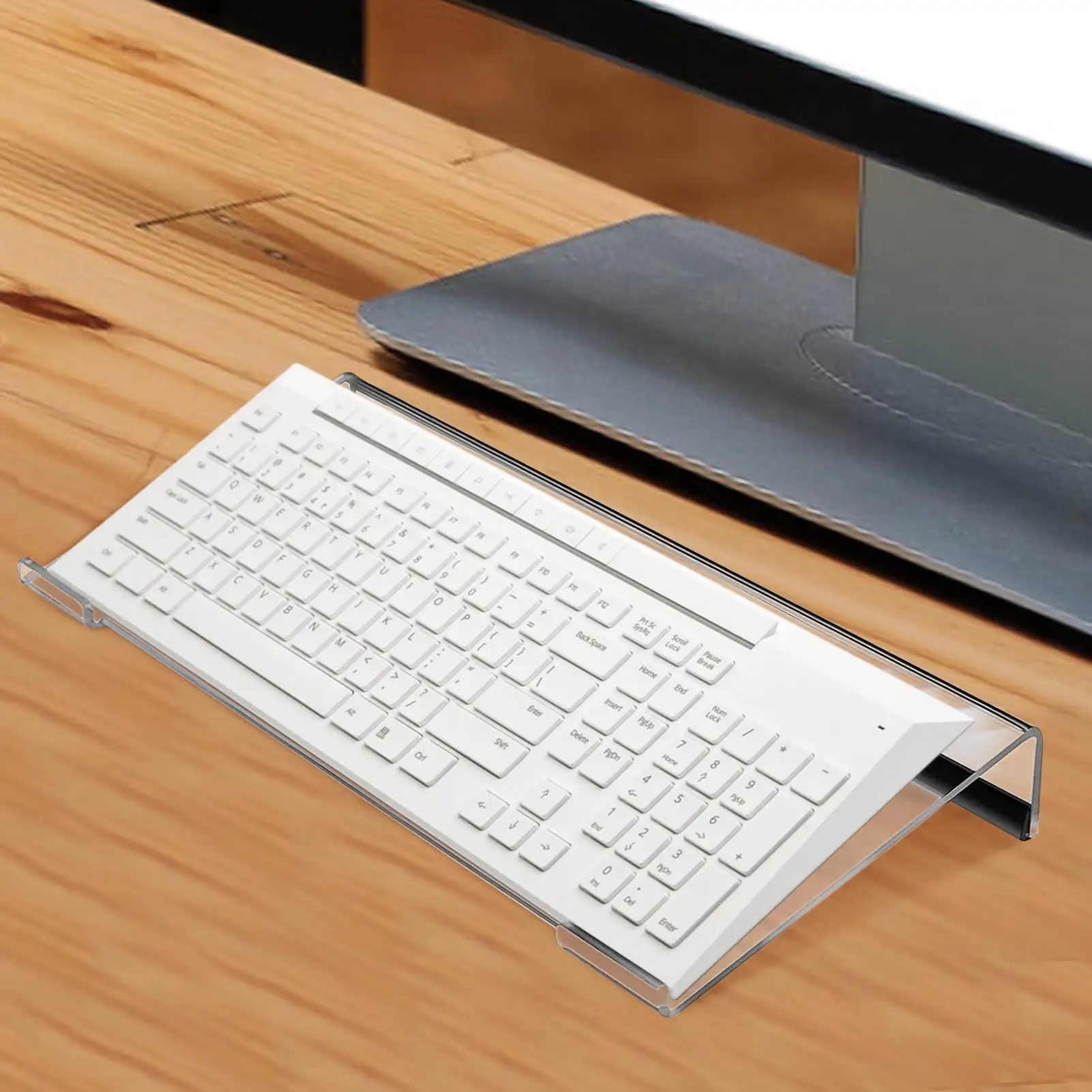 Keyboard Riser for Desk Keyboard Accessories Ergonomic Typing Tilt Game Must-haves Stands for Office Desks Study Schools Dorms