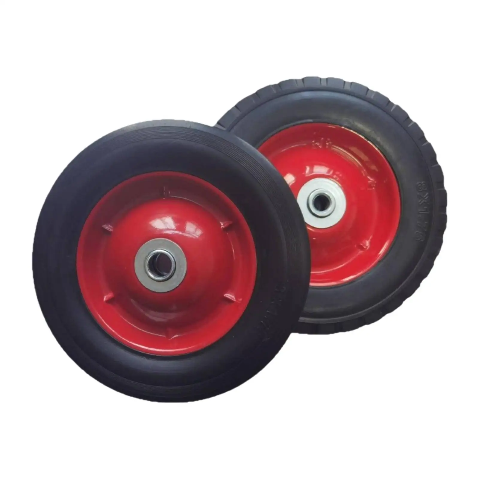 

8 Inch Durable Replacement Wheels Ball Bearing for Folding Garden Wheelbarrow Lawn Mower Cart Four Wheel Wagon