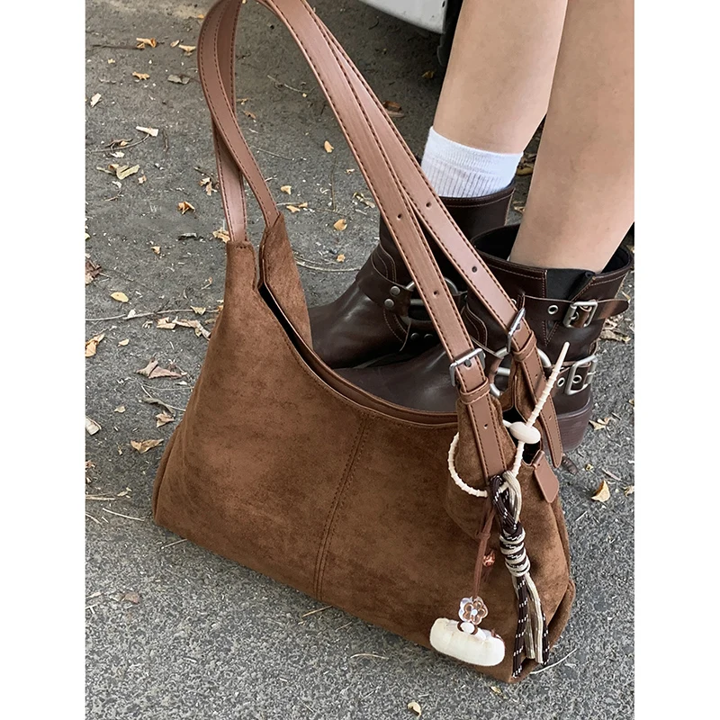 Vintage Suede Tote … - image