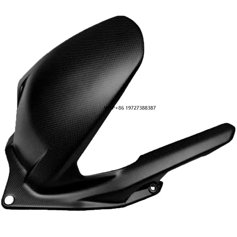 

V4 2025 Motorcycle Accessories 3K 100% Dry Carbon Fiber Rear Fender Flash Wheel Mudguard Fairing