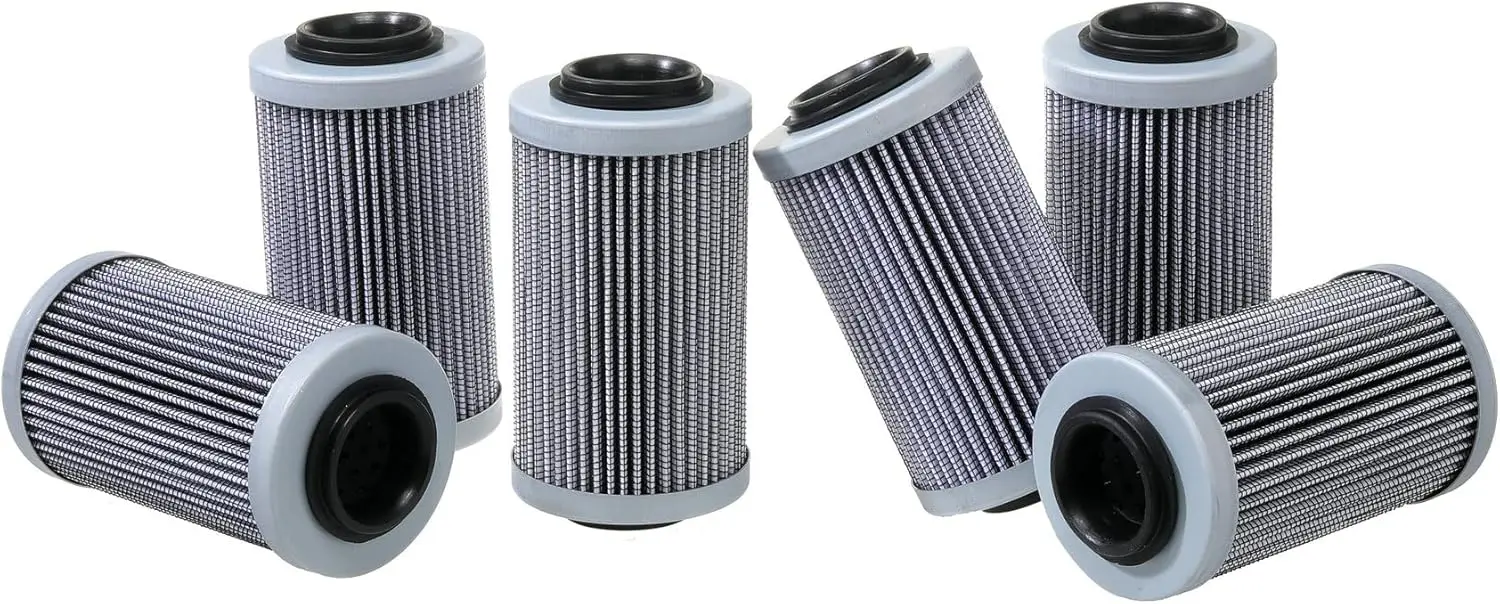 6 Pcs Oil Filter Replaces 420956741 711956741 KN-556 Fits for Can-AM for Sea-Doo GTR Spyder SM6 SE6  130hp - 300hp for Seadoo