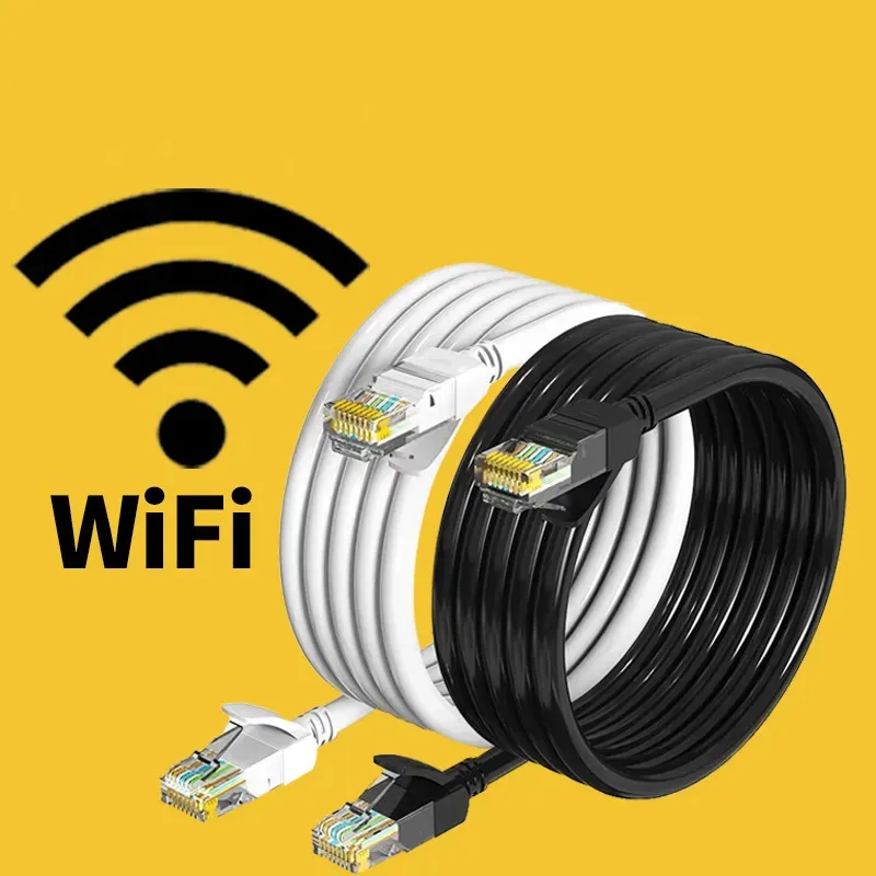 

Cat 6 Ethernet Cable 1000Mbps Network Lan Cord 5m UTP Networking Wire 20m 50m 10m Patch Cord for Desktop Computers Modem Router