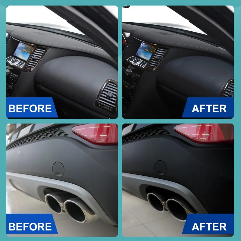 Car Dashboard Tray Plastic Renovator Interior Dust Polish Plastic Whitening Maintenance Repair Cleaner Car Accessories