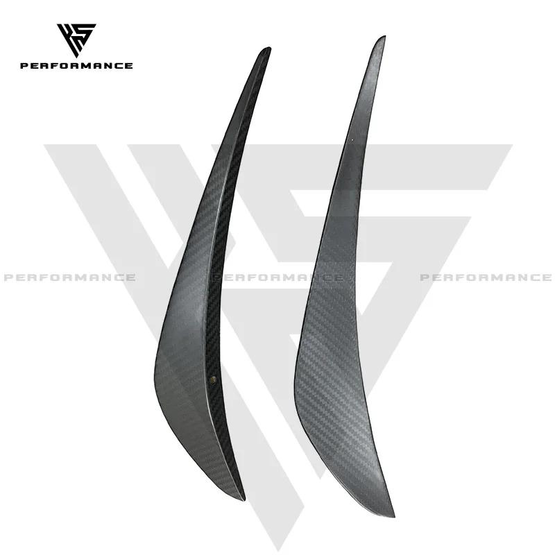 

R Style Dry Carbon Fiber Car Parts Front Bumper Canards For Mclaren 720S 2015-2018 Carbon Kit Canards