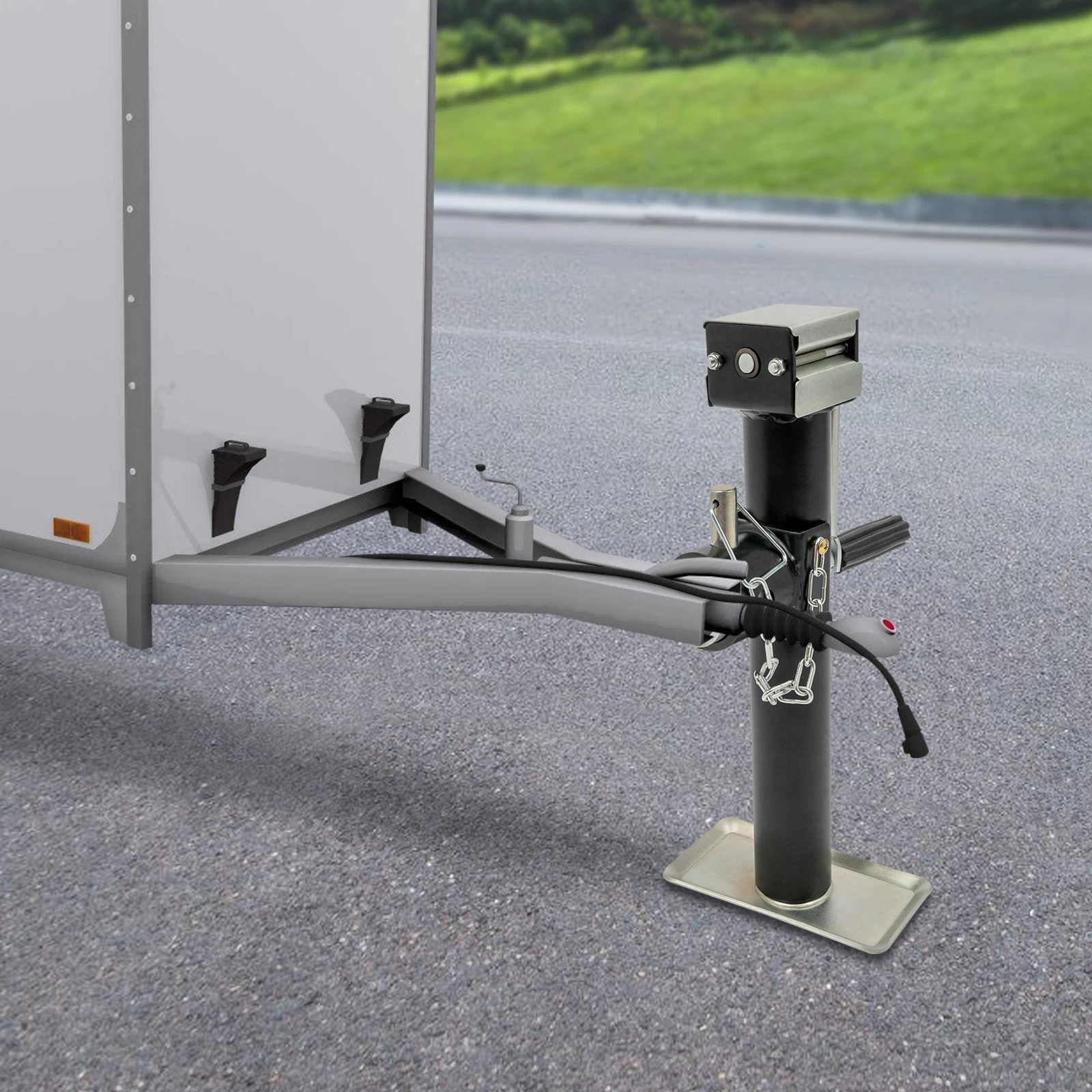 1 Ton Car Jack Trailer Jack with Manual Hand Pump Auto Repair Jack Floor Jack Fast Lift Service Jack Car Repair Tools