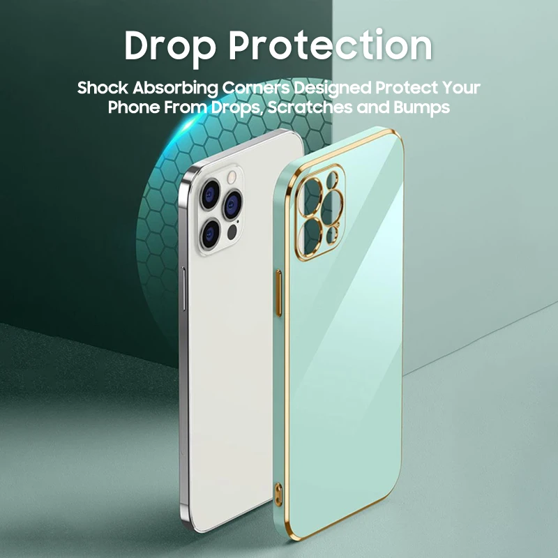 Luxury Square Plating Silicone Phone Case for Infinix Zero Xneo  XPro X NEO Pro Case Coque Ultra Thin Protection Soft Cover