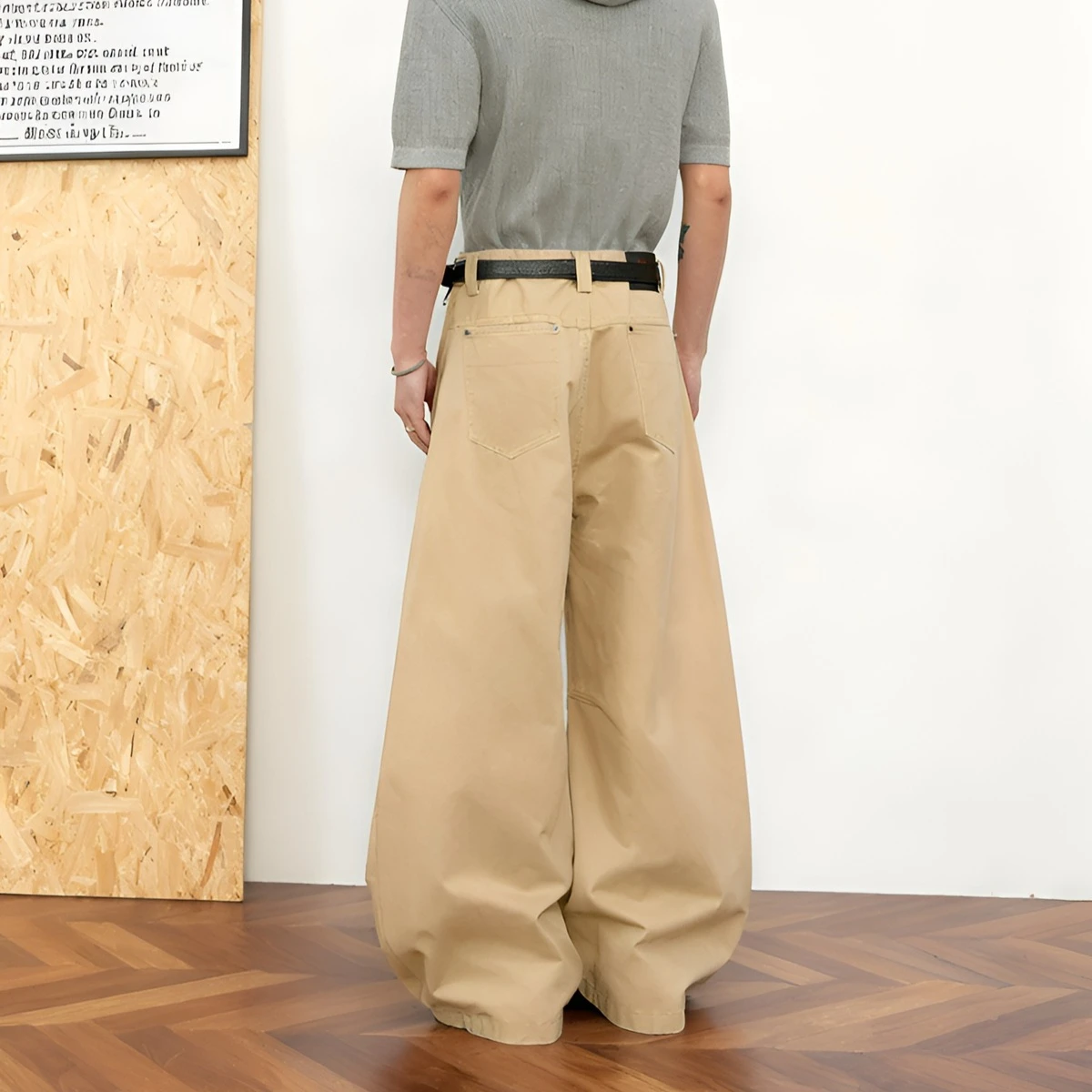 Amerikaanse retro mes casual broek losse pasvorm heren dames nieuw ontwerp hoge taille jeans rechte pijpen broek voor alle seizoenen