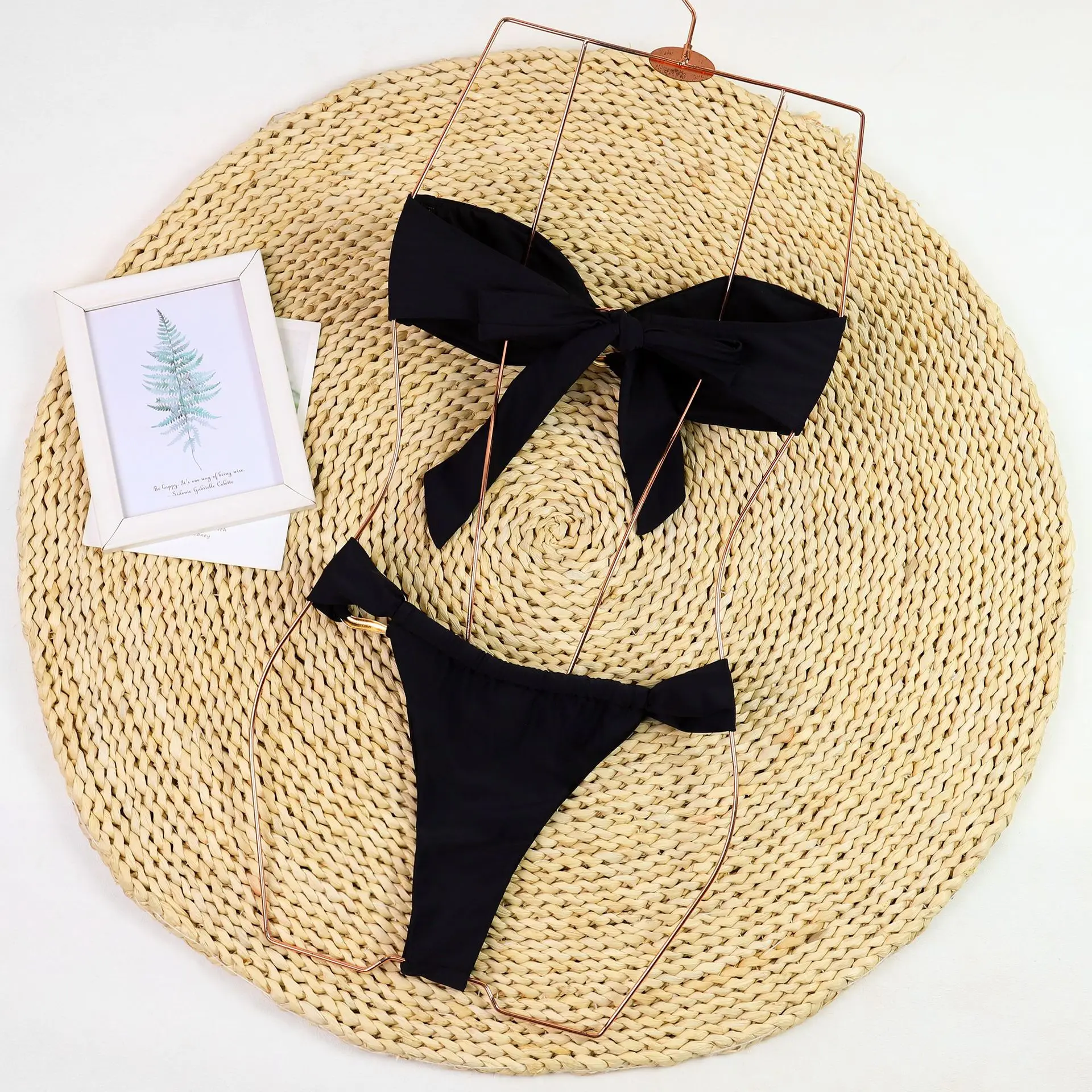 女性のためのセクシーなマイクロビキニ,水着,ひもビキニセット,ブラジルのビーチウェア,水着,2022