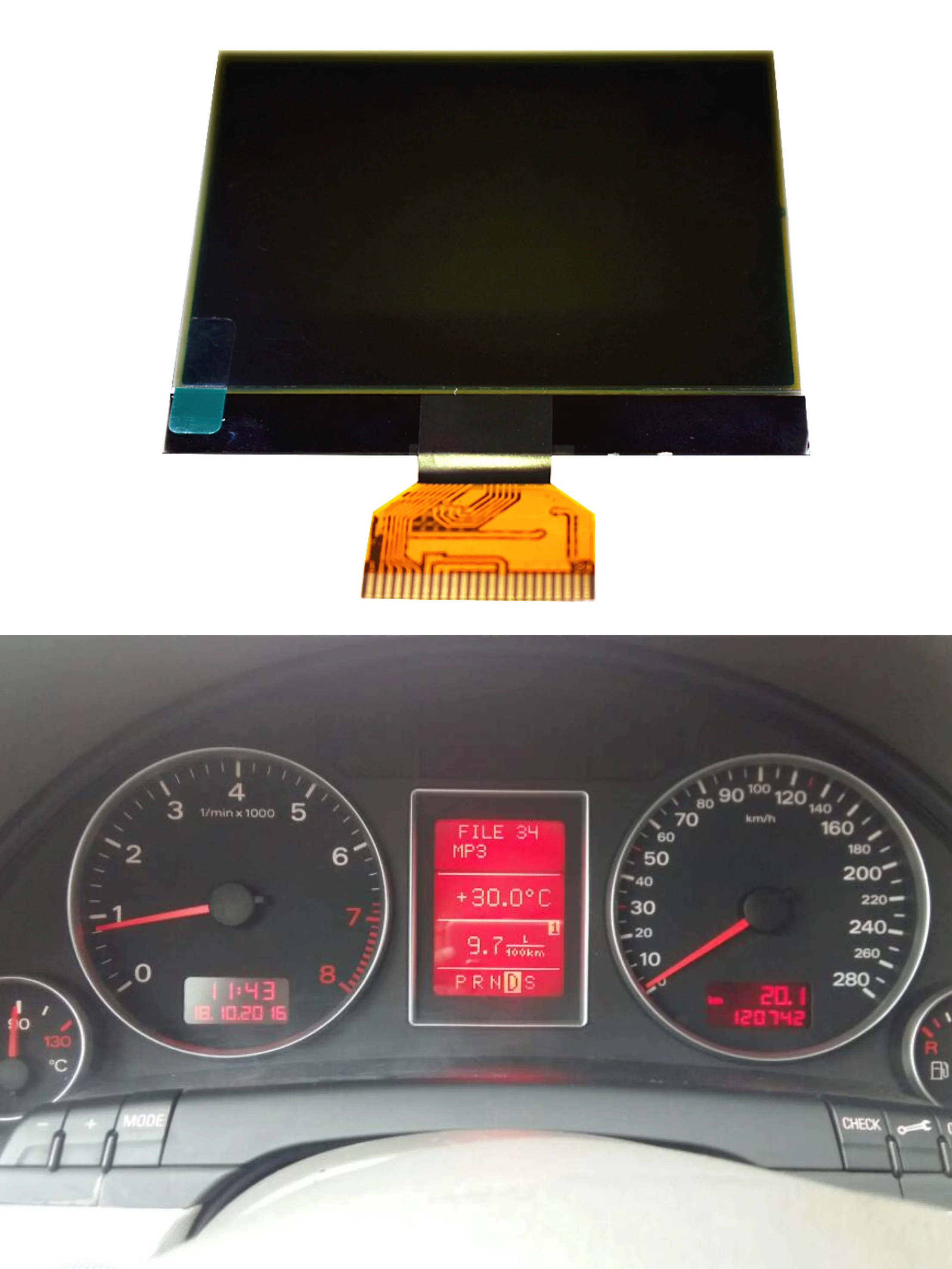 

LCD Display Screen for Audi A4 B6 B7 Interior Accessories Parts