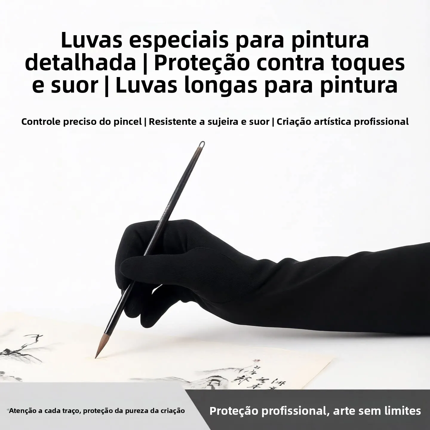 luvas-profissionais-longas-para-desenho-pintura-sumi-esboco-arte-anti-impressao-digital-protecao-contra-suor-luvas-para