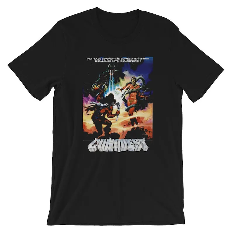 Conquest T-Shirt - Vintage Fantasy Action Movie Shirt