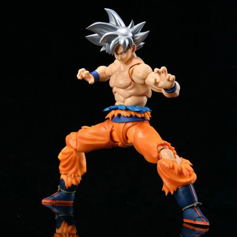 Dragon Ball Z Super Figure White Haired Son Goku Action Figure DragonBall Migatte No Goku GBZ Collection Doll Birthday Gift