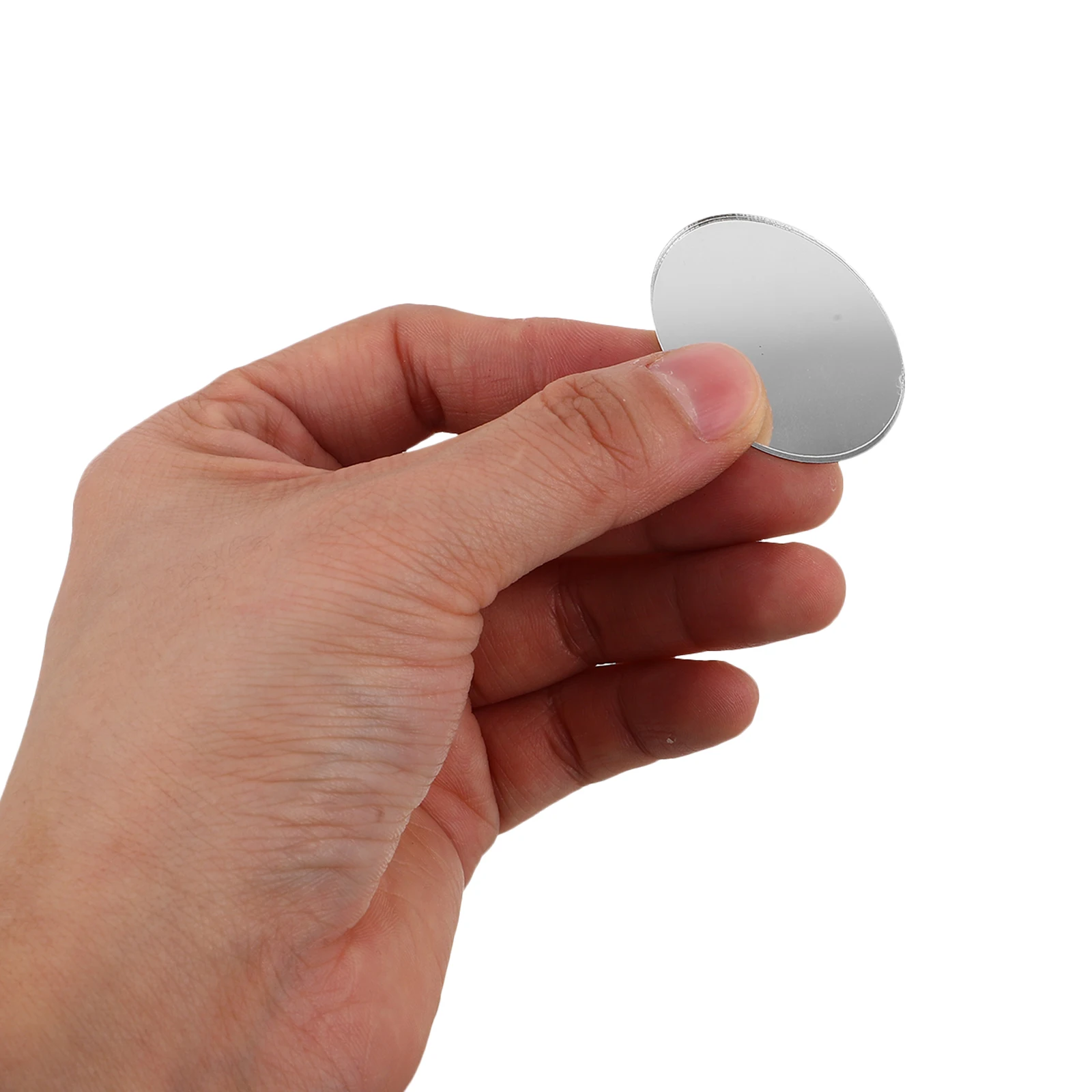 5 pezzi adesivo specchio per telefono adesivo specchio per trucco acrilico compatto per custodia per telefono adesivo portatile da viaggio piccolo cerchio