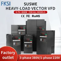 NEW SU8/900 VFD 0.75KW 1.5KW 2.2KW 7.5KW 15KW 3-phase 380V/1-phase 220V Variable Frequency Drive Converter
