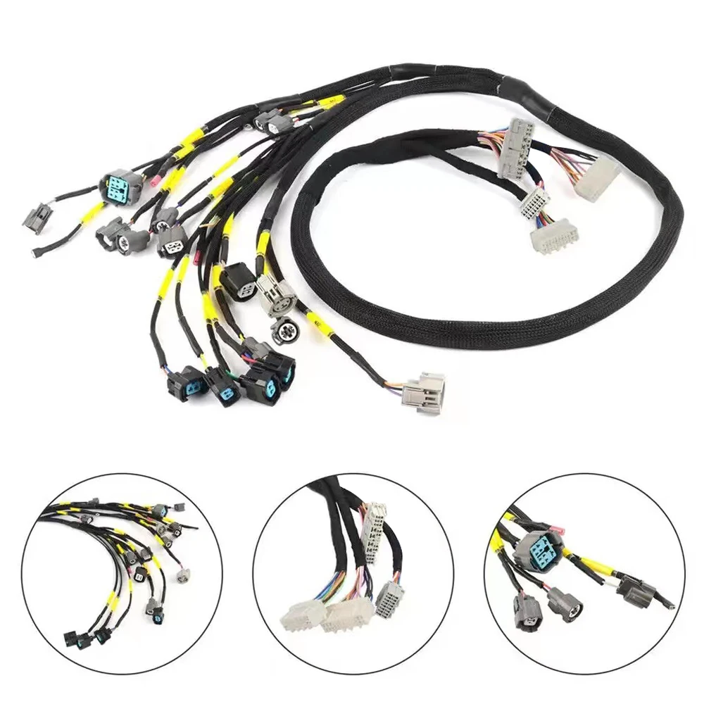 Tucked Engine Harness For OBD2 Budget D & B-series Engine Motor Wiring Harness for Honda Civic Integra B16 B18 D16