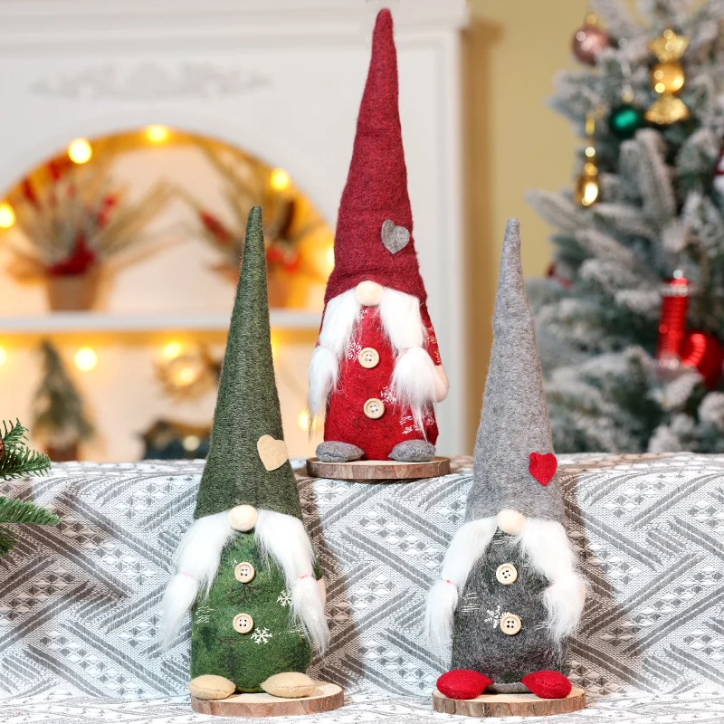 

Christmas Gnome Home Decor Santa Claus Plush Doll Christmas Decoration Holiday Festival New Year Kids Gifts Trinkets Room Decor