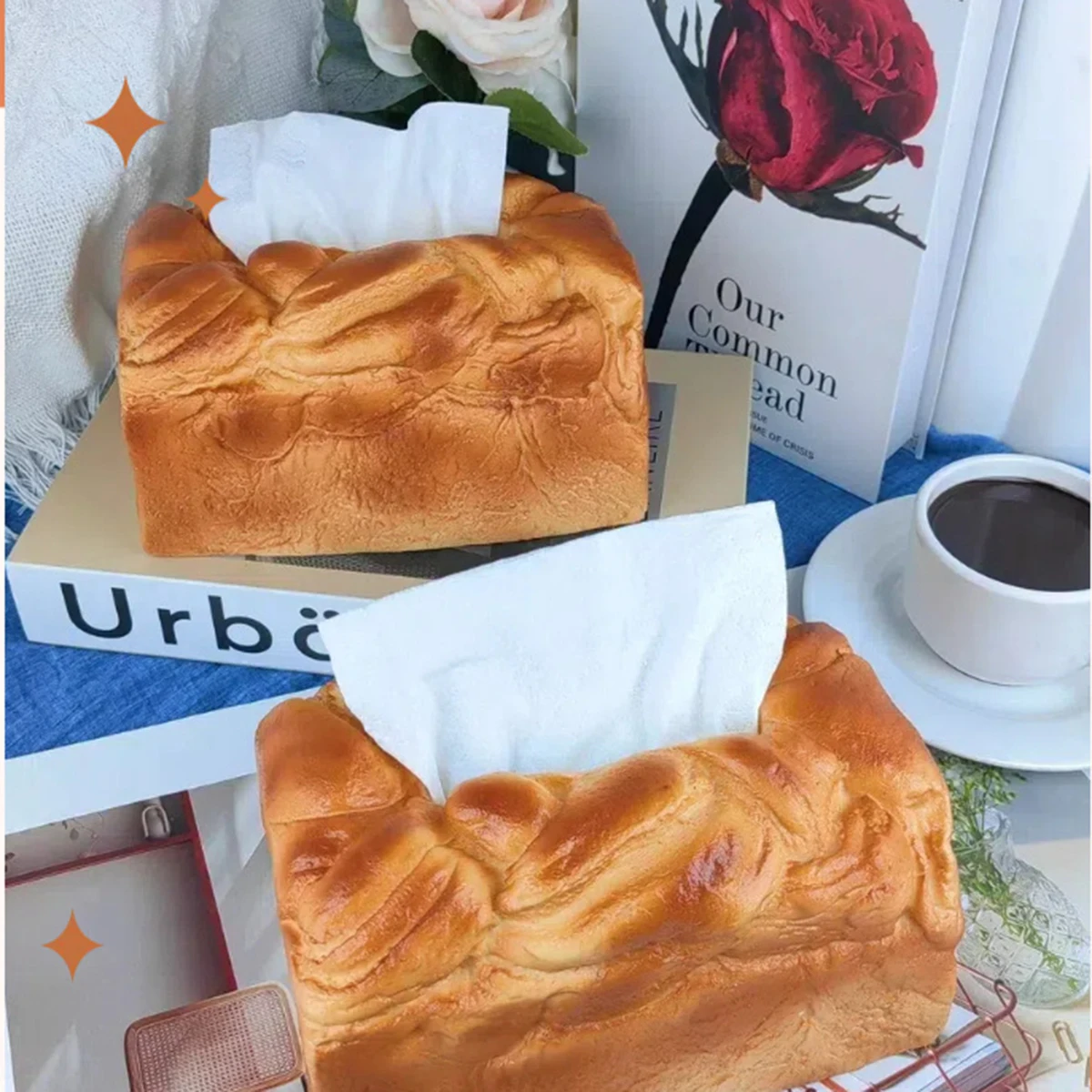 

Держатель для салфеток для хлеба — милый настольный декор из смолы для кухни, домашний органайзер Kawaii