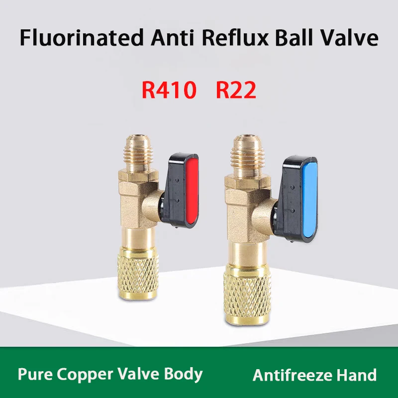 

Air Conditioner Liquid And Snow Filling Ball Valve R410R22 Ball Valve Pressure Fluorine Control Anti Backflow Ball Valve