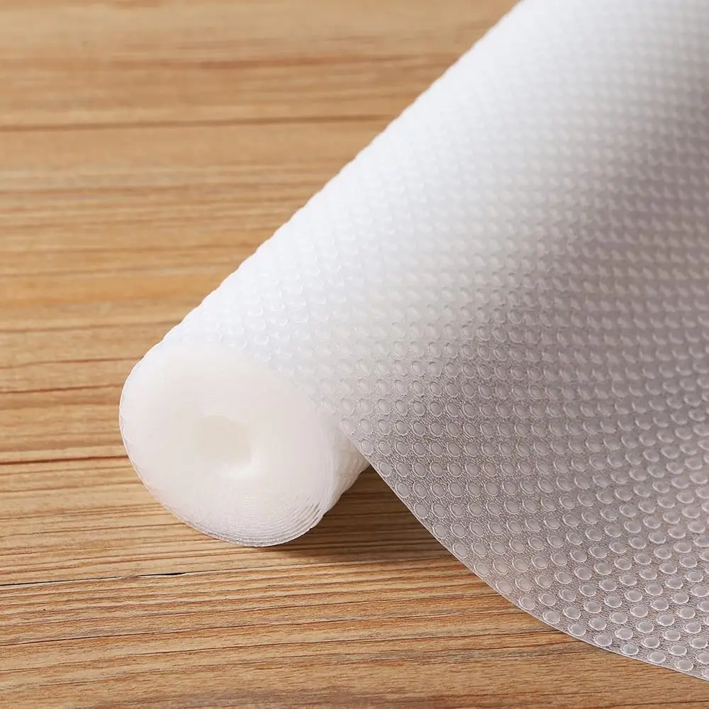 

Shelf Liners For Kitchen Cabinets Clear - 30 H Wide X 20 Ft Long Large Waterproof Under Sink Mat - Translucent Non-Adhesive
