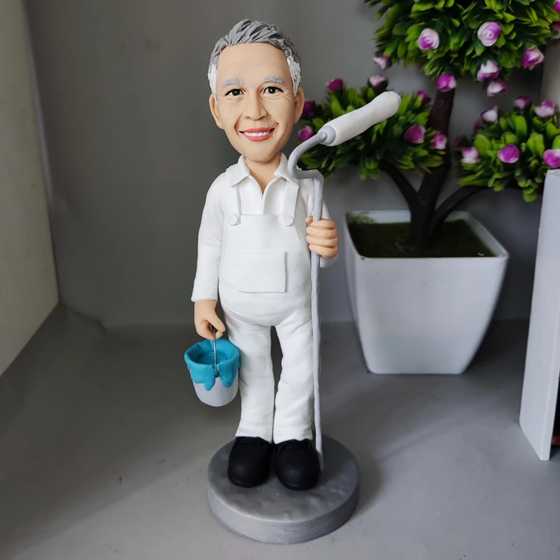 

BE826 18cm Height Custom Painter Doll Handmade Figures DIY Outfits Fathers' Day Gift