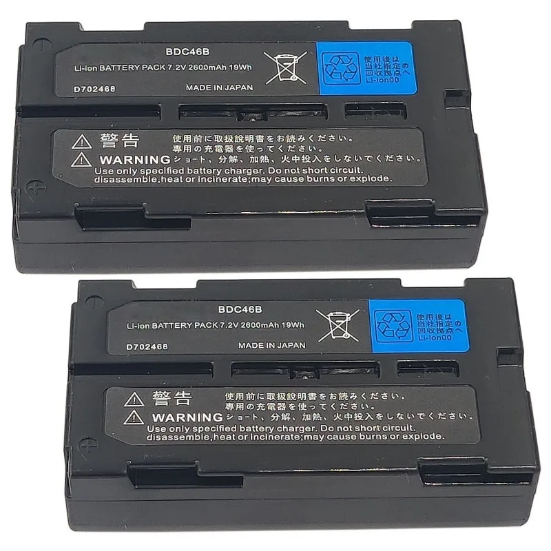 

2 BDC46B 2600mAh 7.2V Li-Ion Battery Replacement for Total Stations New -