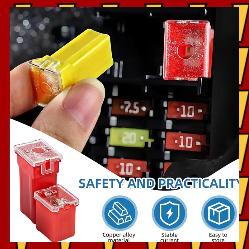 

Ассортимент автомобильных предохранителей ABNP, 20 шт., высокие/стандартные и низкопрофильные предохранители в коробке для пикапов, автомобилей, внедорожников и внедорожников