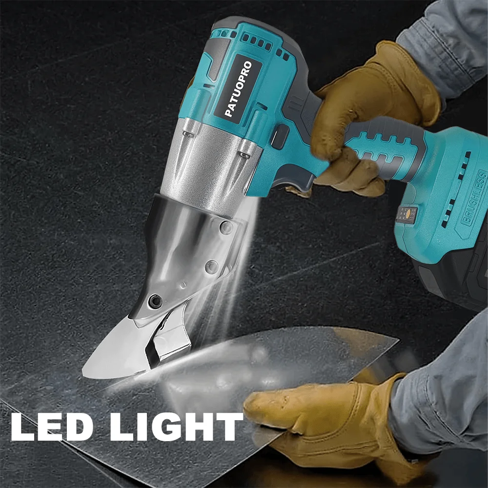 

Cordless Brushless Electric Iron Scissors Portable Handheld Metal Shear Cutting Power Tool With LED Light For Makita 18V Battery