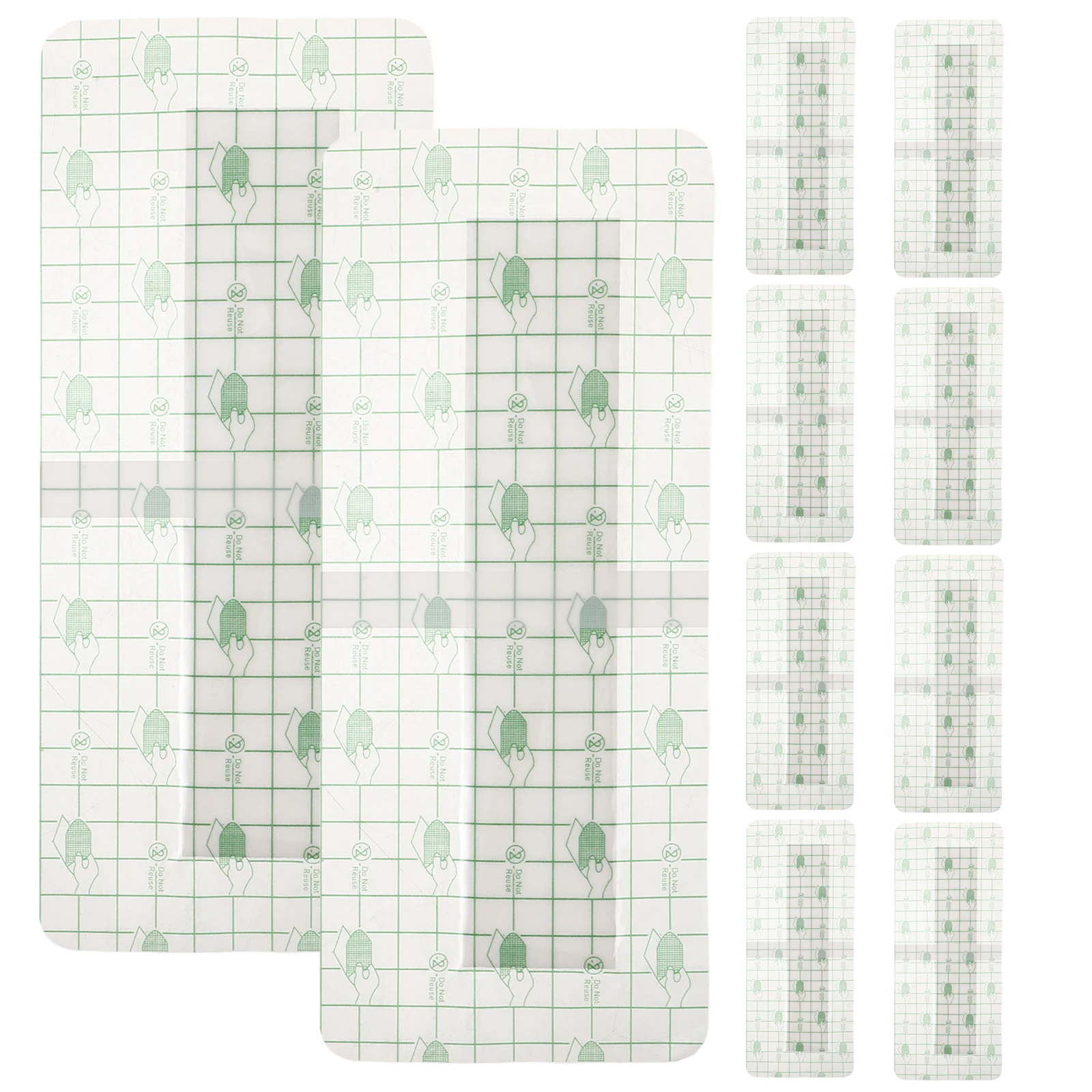 

10 Pcs Private Waterproof Stickers Adhesive Swimming Area Privacy Patch Female Part Patches Pu Film Body Woman Protective Cover