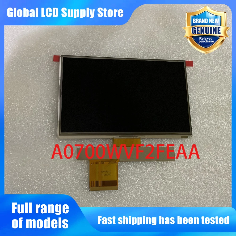 A0700WVF2FEAA New Original A-Grade 7 inch LCD Display Screen for Industrial Equipment