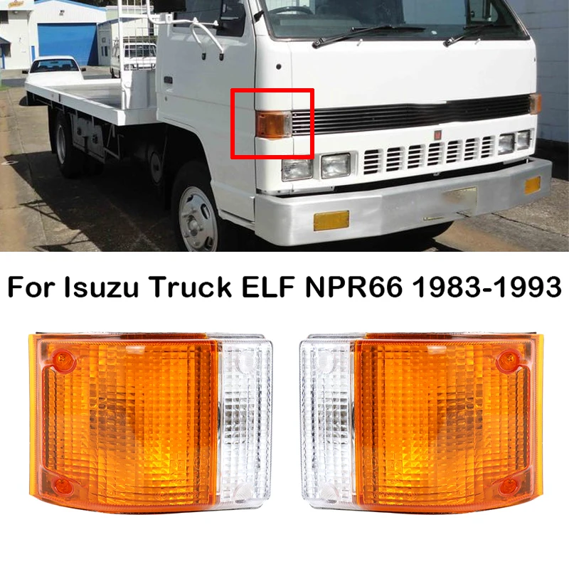 

Car Front Fog Light Corner Lamp Turn Signal Light For Isuzu Truck ELF NKR NHR 3.5TS NPR57 NKR57 NKR58 NPR58 NPR66 1983 1984-1993