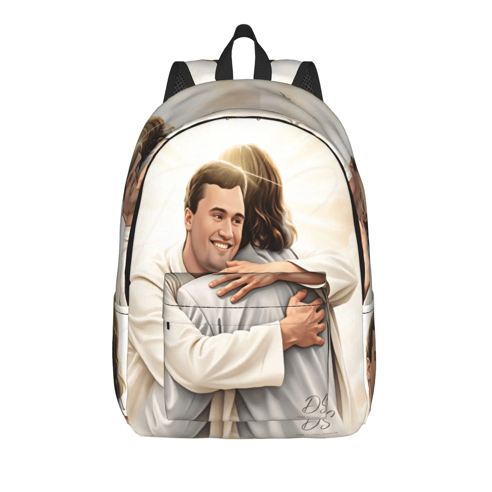 Charlie Kirk Death  Backpack  Youth Polyester Trekking Backpacks Large Cute High School Bags Rucksack