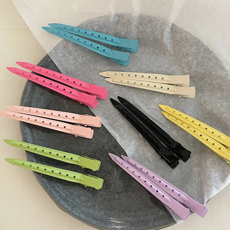 

Hair Care Clips Stainless Steel Hairdressing Sectioning Clips Clamps For Hairdressing Barber Hair Cut Use Styling Tools