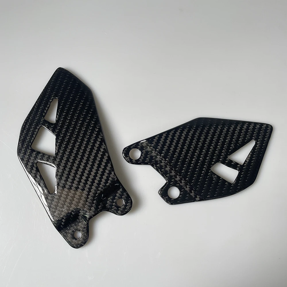 ZX10R Protezioni Tacco In Fibra di Carbonio Rearset Per KAWASAKI ZX-10R 2011-2024 ZX 10R 2023 Accessori Moto Poggiapiedi Posteriore Piastra Ala