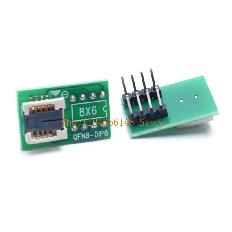

652F QFN8 /WSON8/MLF8/MLP8/DFN8 TO DIP8 Socket/Adapter For IC Chip Programming And Testing for 6x5MM and 8x6MM Chip