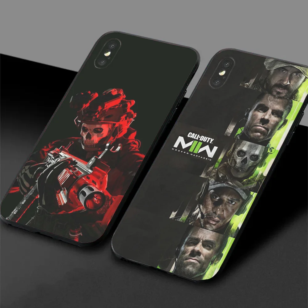 حافظة هاتف Game C-Call Of D-Duty 2 لهاتف Samsung S24، 22,30، 20,10، 9، Note20 Ultra、Lite、Ultra、5G、Plus、FE