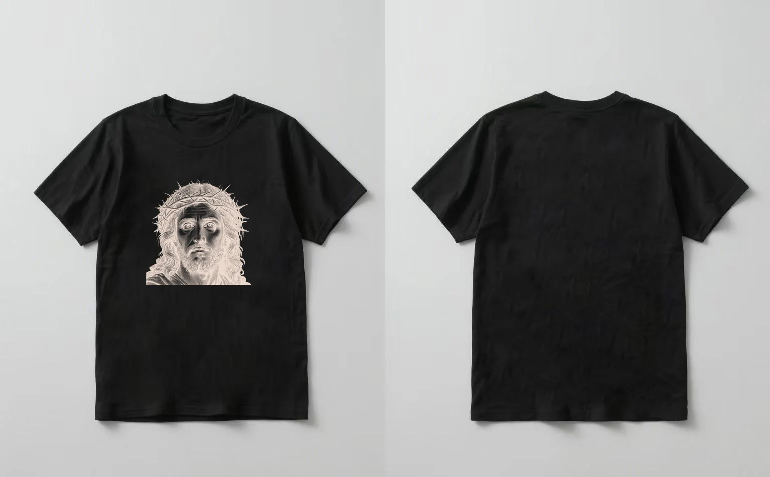 L'ultima camicia a maniche corte alla moda casual con stampa di un ritratto di prete nel 2025 adatta sia per uomini che per donne