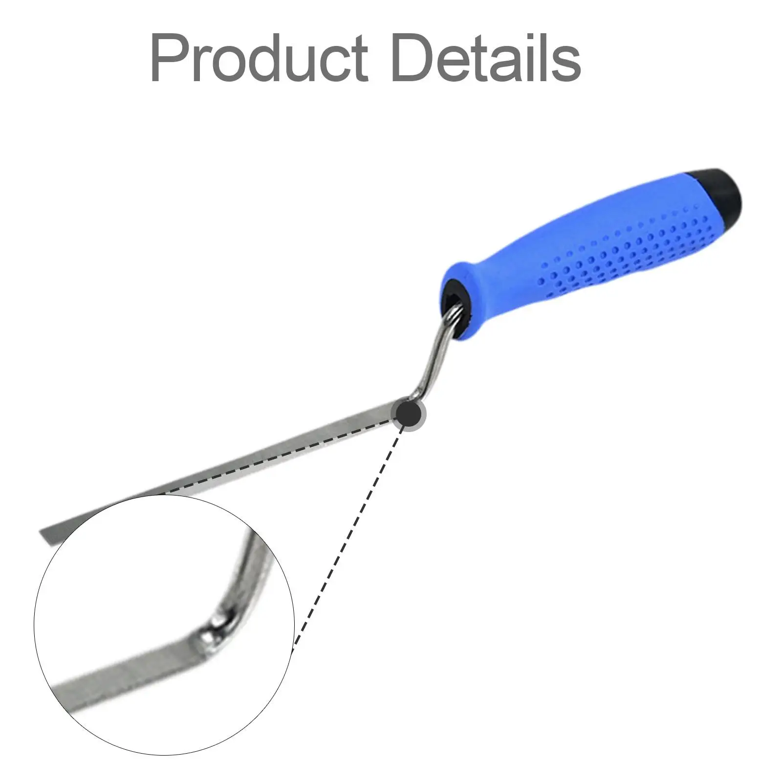 Tuck Pointer with Handle Versatile Stainless Steel Concrete Masonry Mortar Repair Tool Tuck Point Trowel Construction Hand Tool