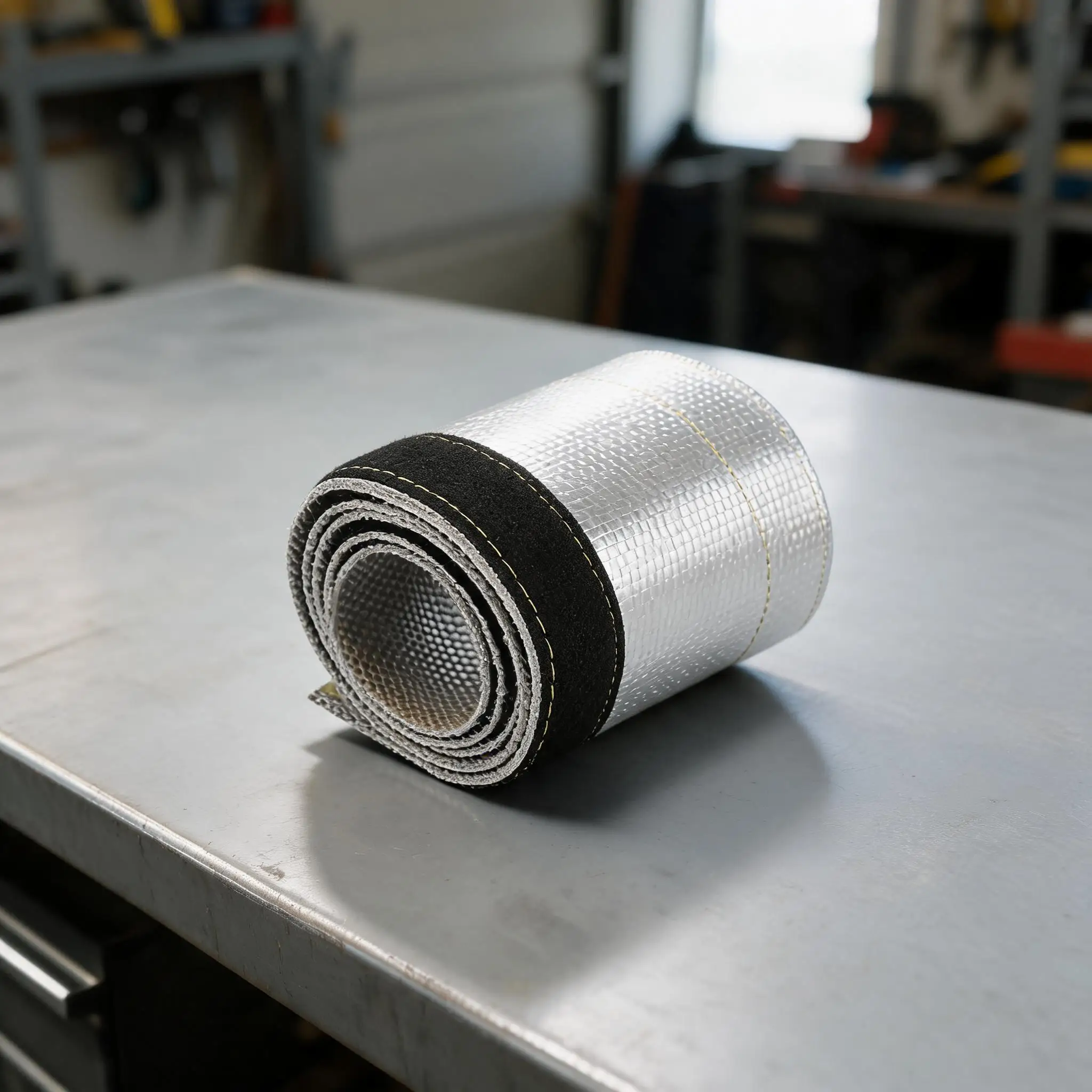 1pc Fiberglass Insulated Hose Wire Sleeve Heat Protection Heat Shield Cover Cable For Automotive Fuel Lines