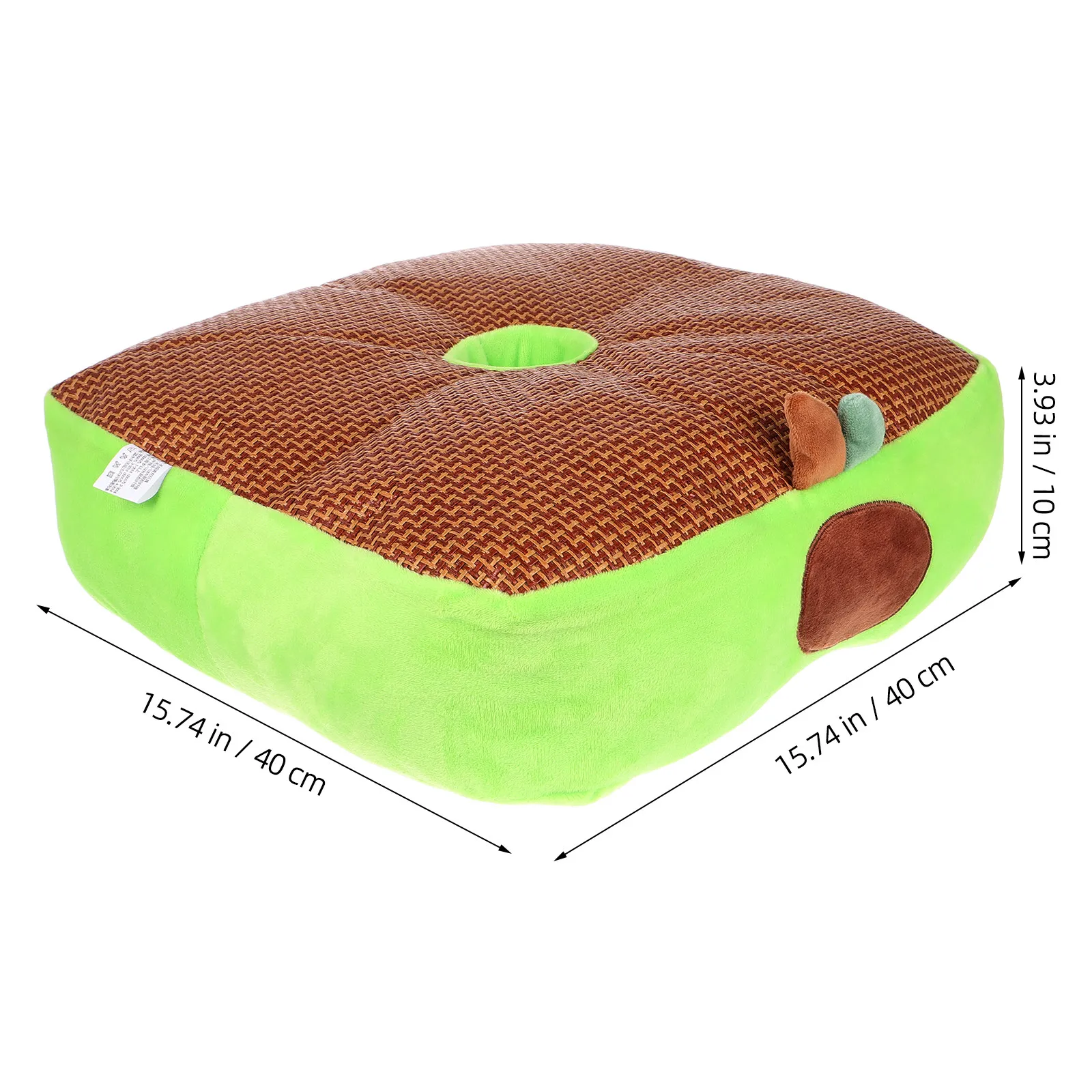 Cute Avocado Summer Height Increase Chair Cushion Breathable Cooling Seat Pad for Office Gaming Chair Comfortable Seat Cushion
