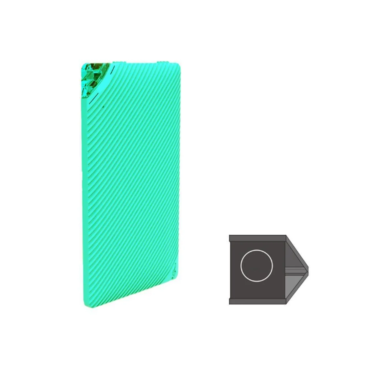 Bone Conduction Speaker Wirelessly Bluetooth Speakers Mini Portable Loud Stereo Sound Built-in Mic Sound Box(Green)