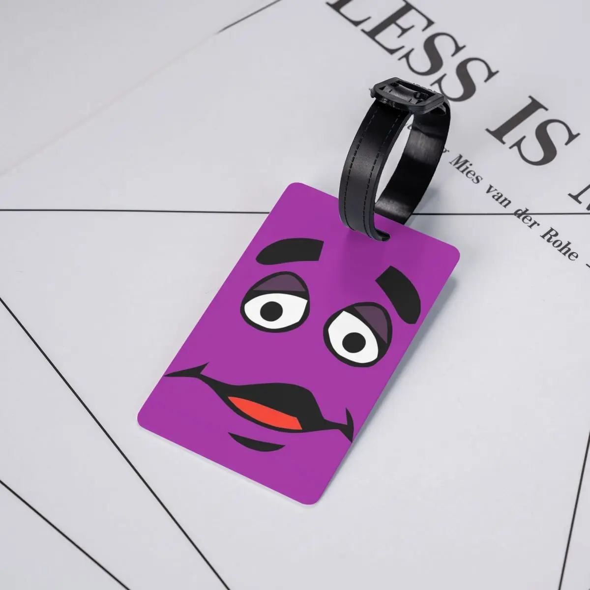 كشر الكرتون تصميم علامات الأمتعة حقيبة الملحقات السفر لطيف الأمتعة الصعود علامة التسمية حامل معرف اسم العنوان #5