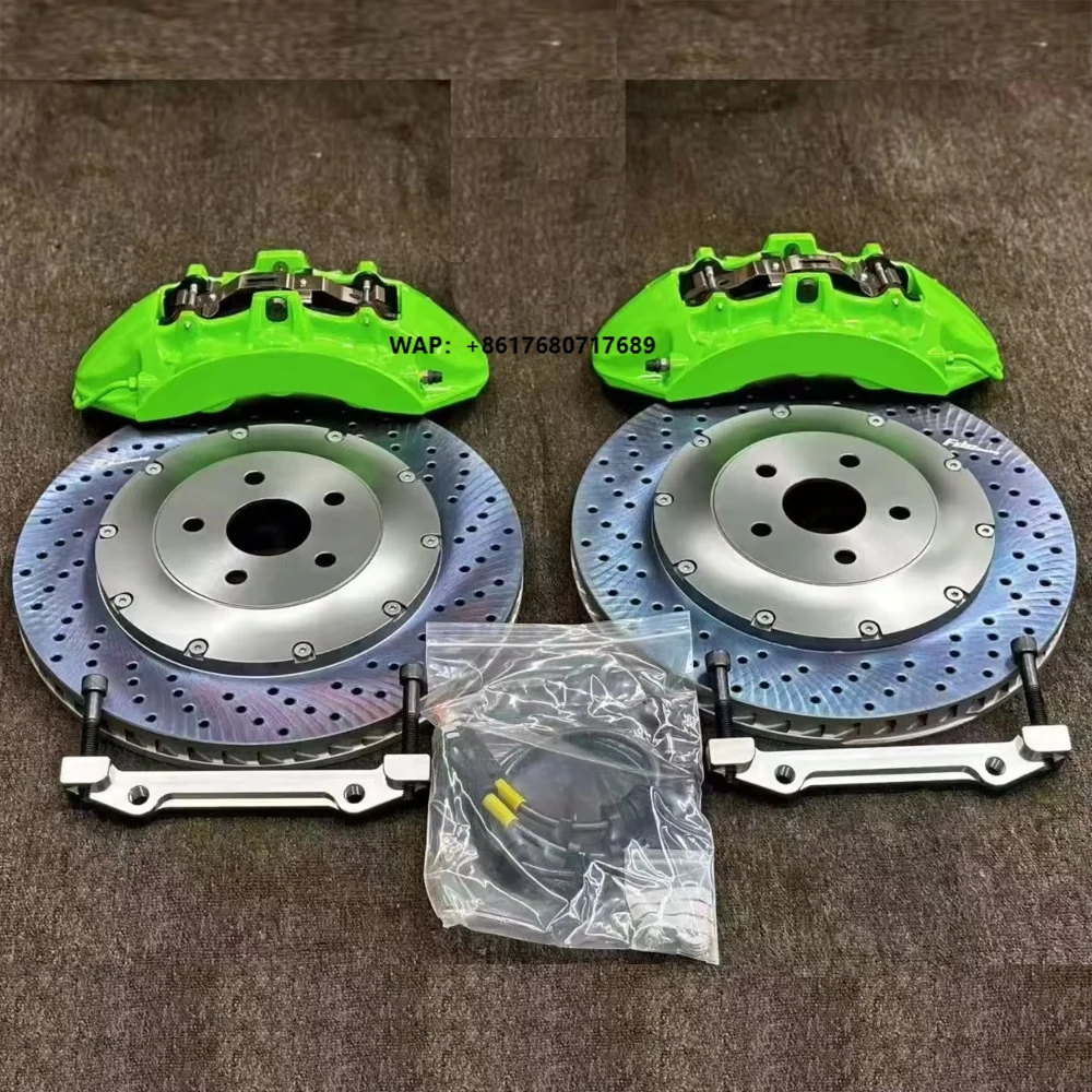 

6-Piston High Performance Brake Caliper Kit with Upgrade Brake Pads - for X5 E53 E70 F15 G05 Etc