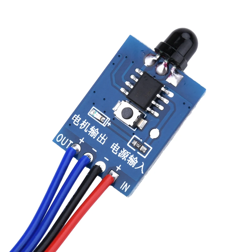 DC3-12V Miniature Wireless Remote Control Forward And Reverse Pwm Speed Control Module Dc Brushed Motor Motor Drive Module