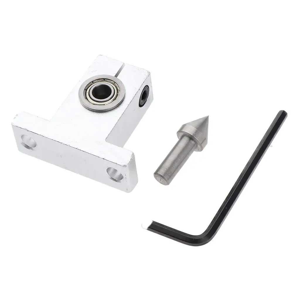 Rotating Lathe Tailstock & Thimble Drill Bit Mini Lathe Machine Accessories