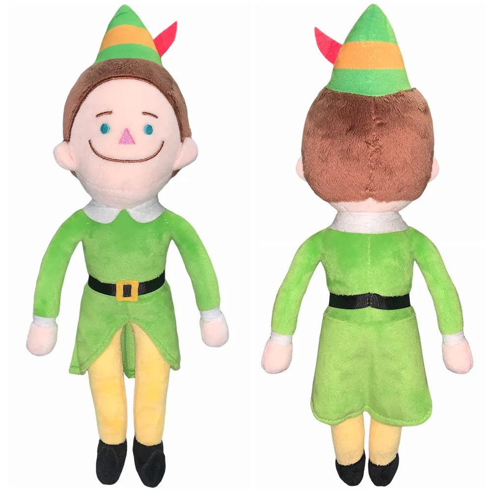 Filme elf cospaly pelúcia pelúcia plushine natal roleplay elfos bonito mascote diversão crianças amigo estatueta presentes de natal dia das bruxas